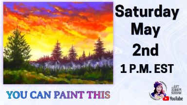Sunset Misty Landscape | Easy Beginner Acrylic Step by Step