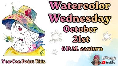 Fashion Girl with Splashy Hat  | Easy Watercolor Beginner