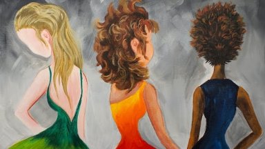 Learn to paint Hair in Acrylic Paint for Beginning Artists #bigartquest
