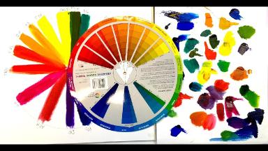 Color Wheel 2 #bigartquest How to tell if a color is warm or cool