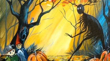 Over The Garden Wall The BEAST Acrylic Painting Tutorial