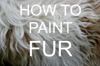 How to paint FUR Acrylic tutorial #bigartquest #18