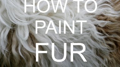 How to paint FUR Acrylic tutorial #bigartquest #18