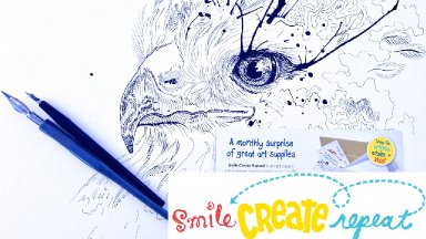 Smile Create Repeat February  Art and Craft subscription box review