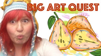 Big Art Quest Begins | Enjoyable painting class | #bigartquest #1