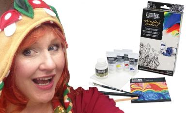 Liquitex Professional Whimsical Creations Art Challenge and Review