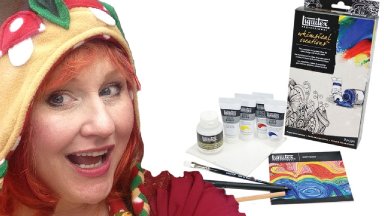 Liquitex Professional Whimsical Creations Art Challenge and Review