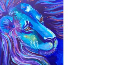 Acrylic painting tutorial | Lion | The Art Sherpa paint along