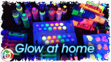 LIVE Glow at home DIY Black light painting  party with The Art Sherpa Vlog