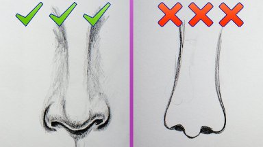 Do's and Dont's How to draw more realistic noses for beginners About Face #9