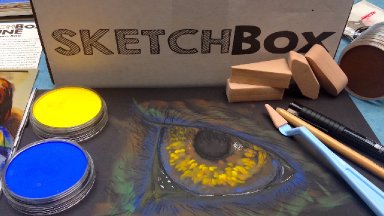 Sketchbox Premium June 2016  Dog Eye pastel