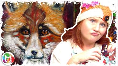 Acrylic painting tutorial | A Fox | Art Sherpa