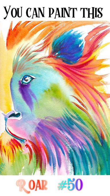 Roar Watercolor