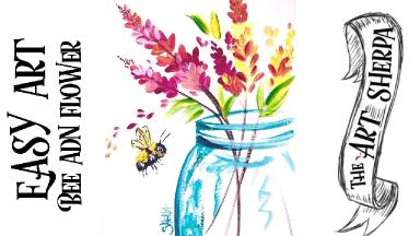 EASY Acrylic Flowers Paintings For Beginners (Tutorial)