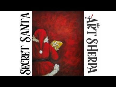 Simple Secret Santa How to Paint with Acrylics for Beginners